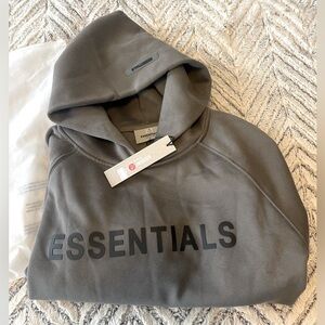 Esssentials Fear of God small grey hoodie NWT